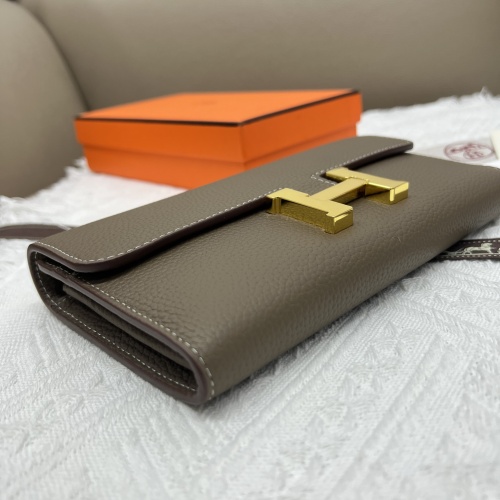 Replica Hermes AAA Quality Wallets #1076483 $52.00 USD for Wholesale