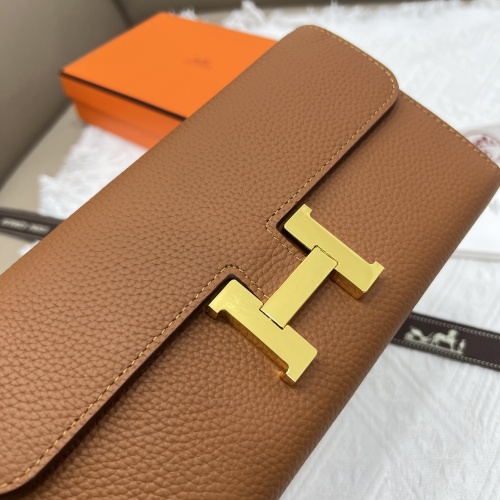 Replica Hermes AAA Quality Wallets #1076497 $52.00 USD for Wholesale