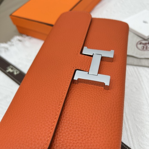 Replica Hermes AAA Quality Wallets #1076505 $52.00 USD for Wholesale