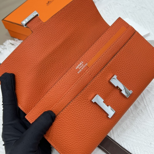 Replica Hermes AAA Quality Wallets #1076505 $52.00 USD for Wholesale