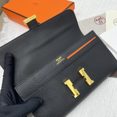 Replica Hermes AAA Quality Wallets #1076510 $52.00 USD for Wholesale