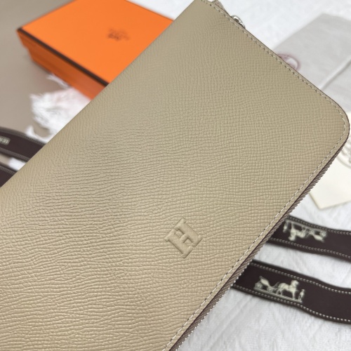 Replica Hermes AAA Quality Wallets #1076545 $52.00 USD for Wholesale