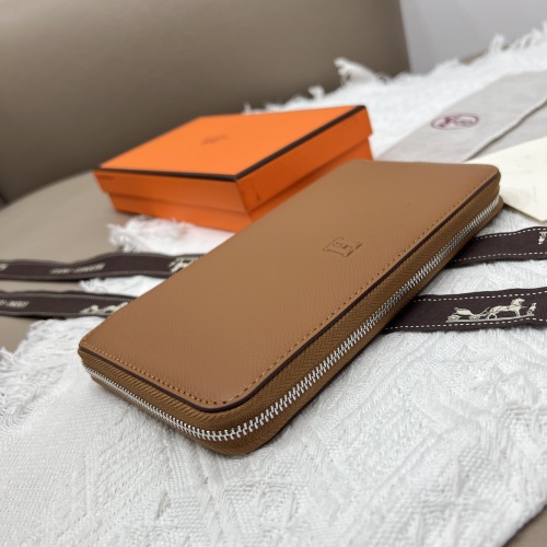 Replica Hermes AAA Quality Wallets #1076547 $52.00 USD for Wholesale