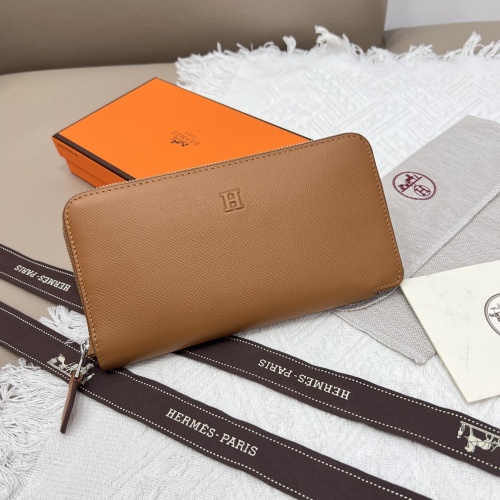 Replica Hermes AAA Quality Wallets #1076547 $52.00 USD for Wholesale