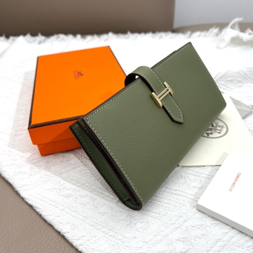 Replica Hermes AAA Quality Wallets #1076578 $52.00 USD for Wholesale