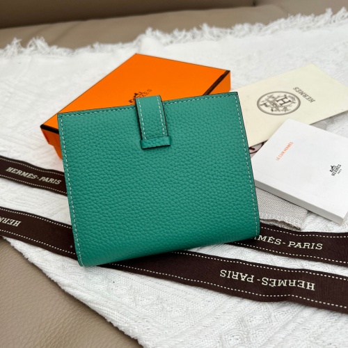 Replica Hermes AAA Quality Wallets #1076625 $48.00 USD for Wholesale