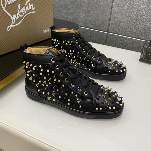 Christian Louboutin High Top Shoes For Women #1076638 $98.00 USD, Wholesale Replica Christian Louboutin High Top Shoes