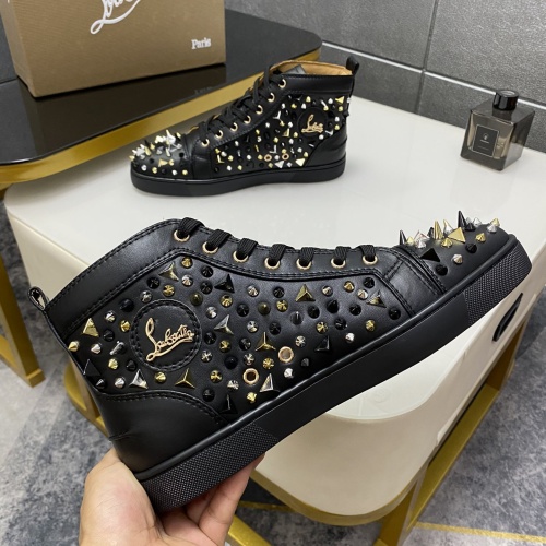 Replica Christian Louboutin High Top Shoes For Women #1076638 $98.00 USD for Wholesale