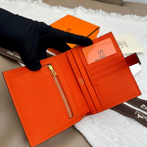 Replica Hermes AAA Quality Wallets #1076641 $48.00 USD for Wholesale