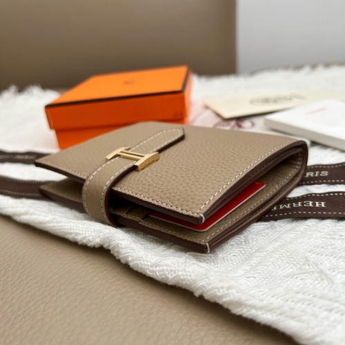 Replica Hermes AAA Quality Wallets #1076648 $48.00 USD for Wholesale