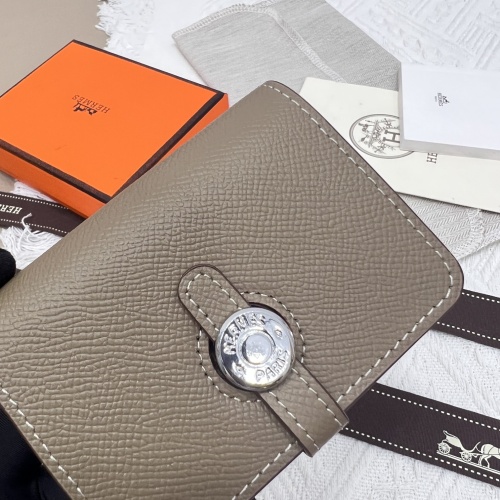 Replica Hermes AAA Quality Wallets #1076681 $40.00 USD for Wholesale