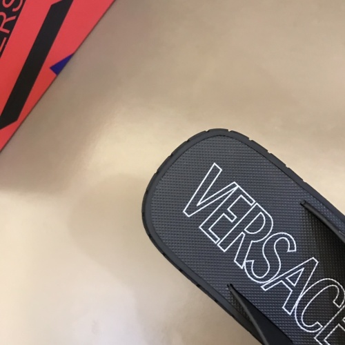Replica Versace Slippers For Men #1076787 $64.00 USD for Wholesale