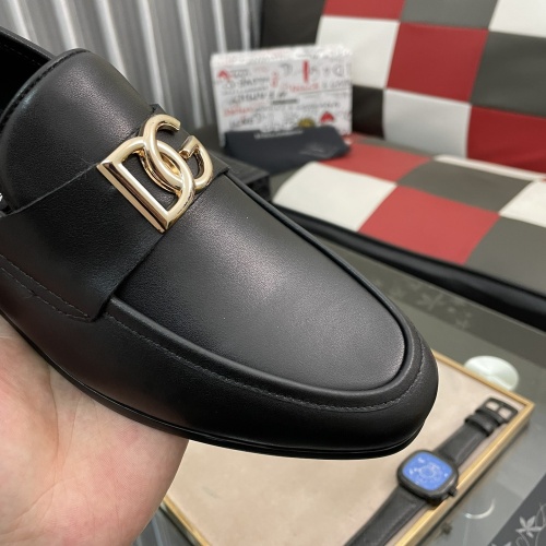 Replica Dolce & Gabbana D&G Leather Shoes For Men #1076816 $100.00 USD for Wholesale