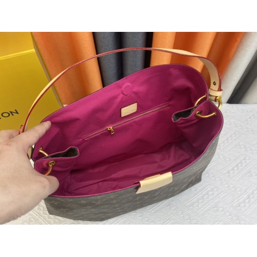 Replica Louis Vuitton AAA Quality Shoulder Bags In Rose Red For Women #1077048 $68.00 USD for Wholesale