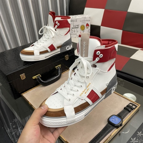 Replica D&G High Top Shoes For Men #1077100 $92.00 USD for Wholesale