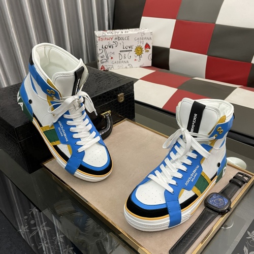 Replica D&G High Top Shoes For Men #1077101 $92.00 USD for Wholesale