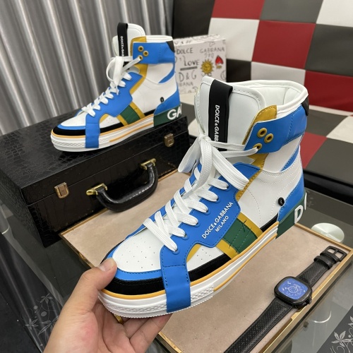 Replica D&G High Top Shoes For Men #1077101 $92.00 USD for Wholesale