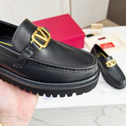 Replica Valentino Leather Shoes For Women #1077105 $108.00 USD for Wholesale