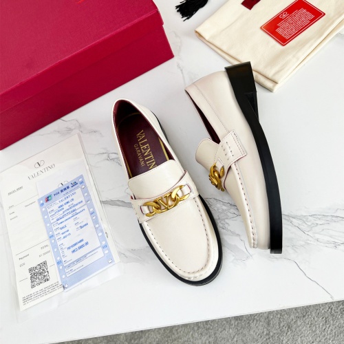 Valentino Leather Shoes For Women #1077113