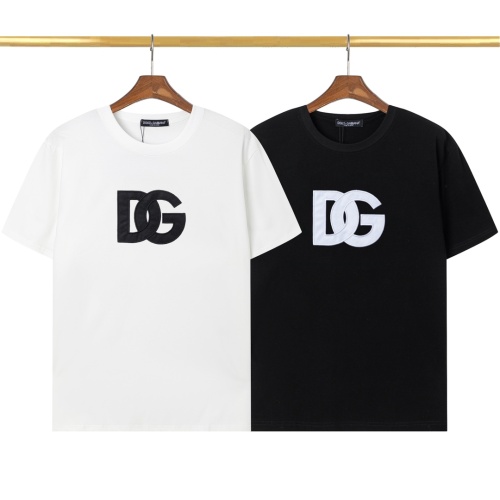 Replica Dolce & Gabbana D&G T-Shirts Short Sleeved For Men #1077249 $29.00 USD for Wholesale