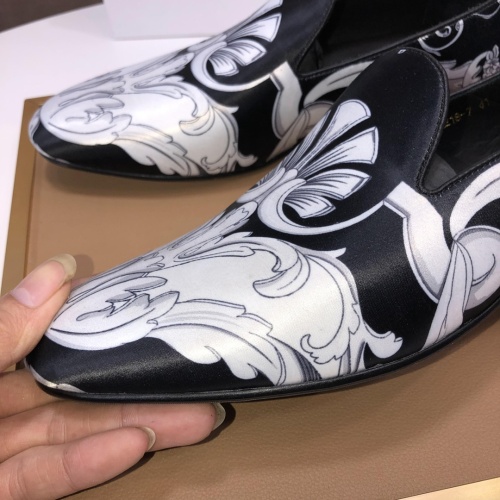 Replica Versace Leather Shoes For Men #1077419 $85.00 USD for Wholesale