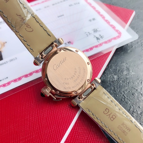 Replica Cartier AAA Quality Watches For Women #1077619 $545.45 USD for Wholesale