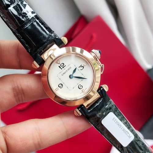 Cartier AAA Quality Watches For Women #1077622