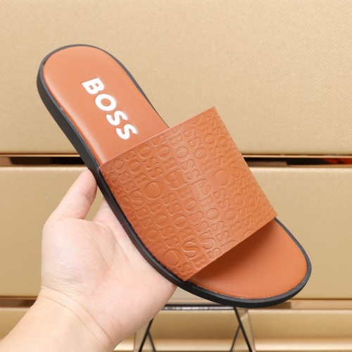 Replica Boss Slippers For Men #1077633 $60.00 USD for Wholesale