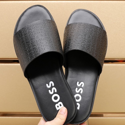 Replica Boss Slippers For Men #1077634 $60.00 USD for Wholesale