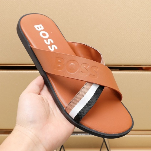 Replica Boss Slippers For Men #1077636 $60.00 USD for Wholesale