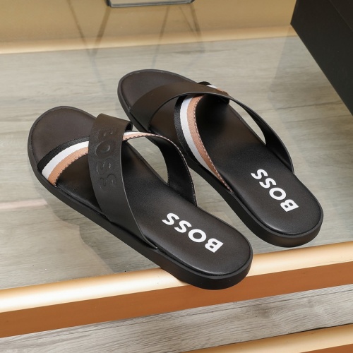 Replica Boss Slippers For Men #1077638 $60.00 USD for Wholesale