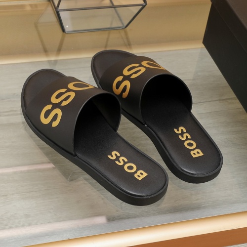 Replica Boss Slippers For Men #1077646 $60.00 USD for Wholesale