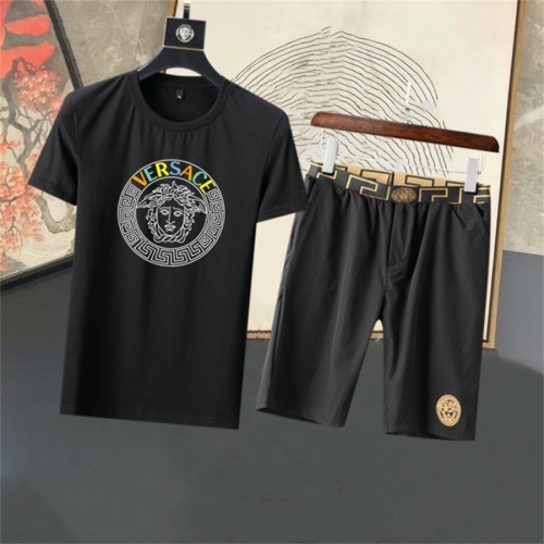 Versace Tracksuits Short Sleeved For Unisex #1077705 $48.00 USD, Wholesale Replica Versace Tracksuits