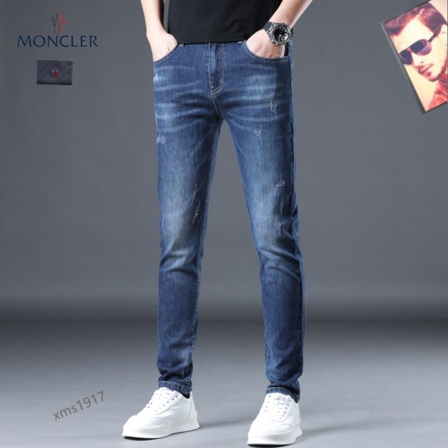 Replica Moncler Jeans For Men #1077728 $42.00 USD for Wholesale