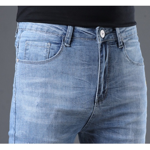 Replica Off-White Jeans For Men #1077732 $42.00 USD for Wholesale