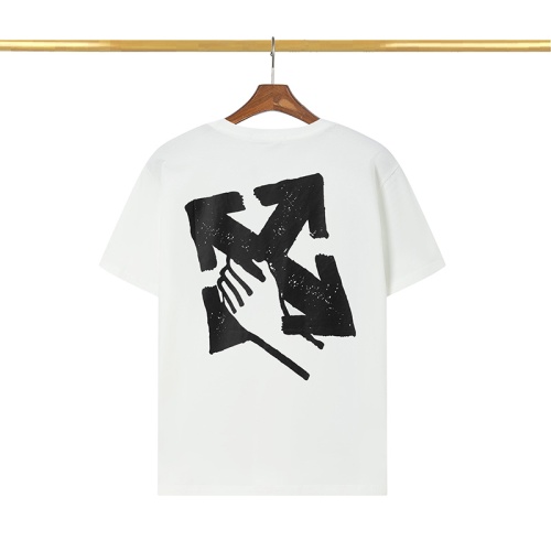 Off-White T-Shirts Short Sleeved For Men #1077735 $32.00 USD, Wholesale Replica Off-White T-Shirts