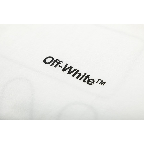 Replica Off-White T-Shirts Short Sleeved For Men #1077737 $32.00 USD for Wholesale