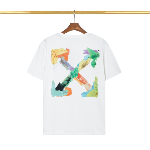 Off-White T-Shirts Short Sleeved For Men #1077741 $34.00 USD, Wholesale Replica Off-White T-Shirts