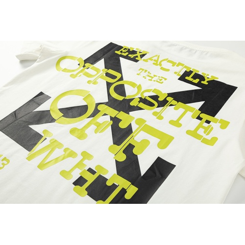 Replica Off-White T-Shirts Short Sleeved For Men #1077743 $34.00 USD for Wholesale