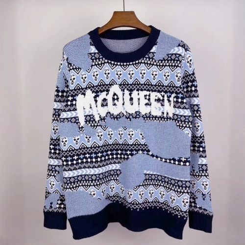 Alexander McQueen Sweater Long Sleeved For Unisex #1077751 $52.00 USD, Wholesale Replica Alexander McQueen Sweater
