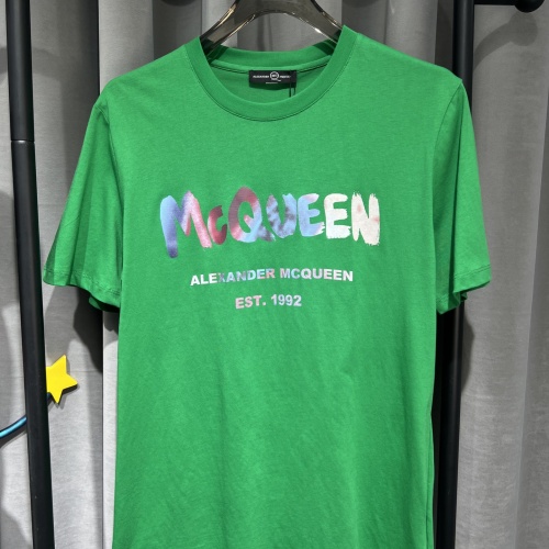Alexander McQueen T-shirts Short Sleeved For Unisex #1077787 $36.00 USD, Wholesale Replica Alexander McQueen T-shirts