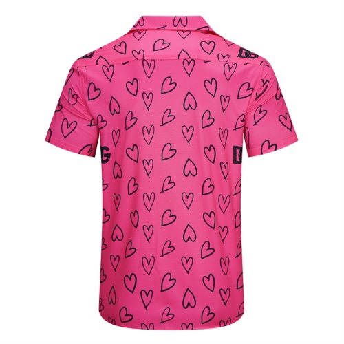 Replica Dolce & Gabbana D&G Shirts Short Sleeved For Men #1077970 $36.00 USD for Wholesale