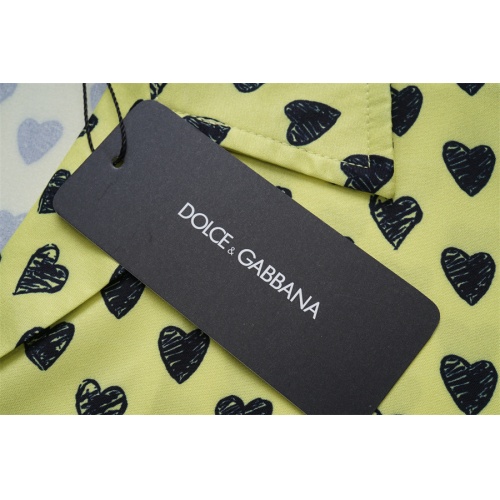 Replica Dolce & Gabbana D&G Shirts Short Sleeved For Men #1077971 $36.00 USD for Wholesale