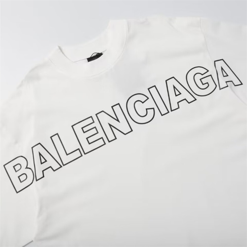 Replica Balenciaga T-Shirts Short Sleeved For Unisex #1078198 $42.00 USD for Wholesale