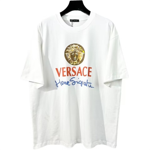 Versace T-Shirts Short Sleeved For Unisex #1078297 $42.00 USD, Wholesale Replica Versace T-Shirts