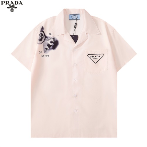 Prada Shirts Short Sleeved For Men #1078355 $36.00 USD, Wholesale Replica Prada Shirts