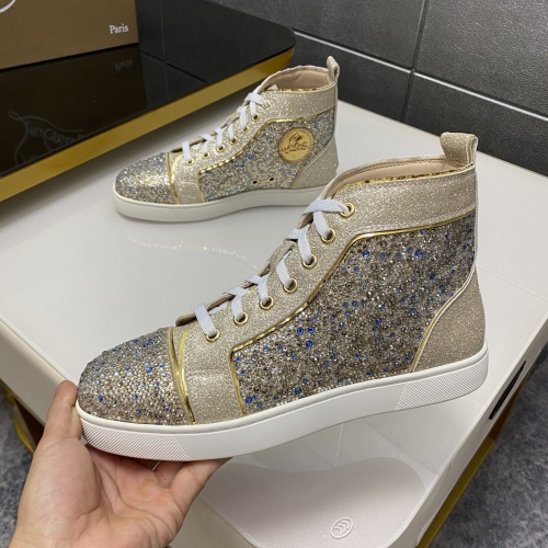 Replica Christian Louboutin High Top Shoes For Men #1078507 $96.00 USD for Wholesale