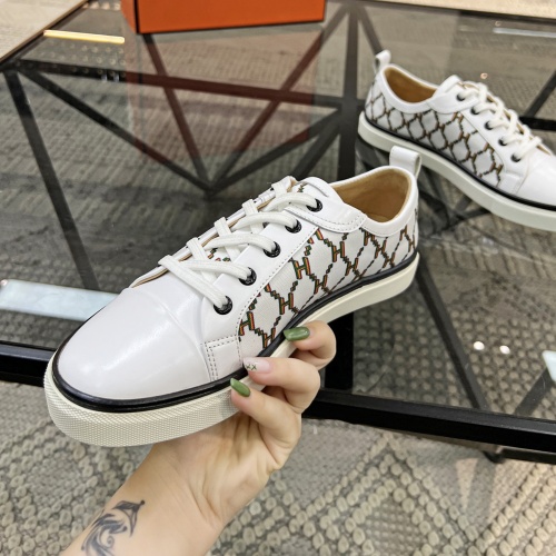 Replica Hermes Casual Shoes For Men #1078531 $122.00 USD for Wholesale