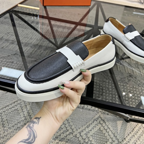 Replica Hermes Casual Shoes For Men #1078533 $128.00 USD for Wholesale