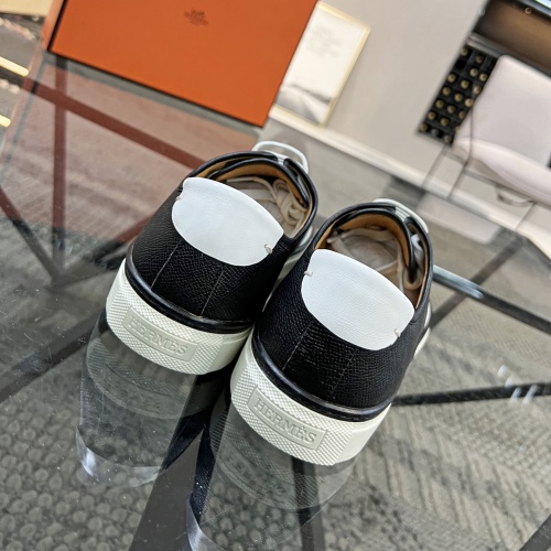 Replica Hermes Casual Shoes For Men #1078535 $128.00 USD for Wholesale